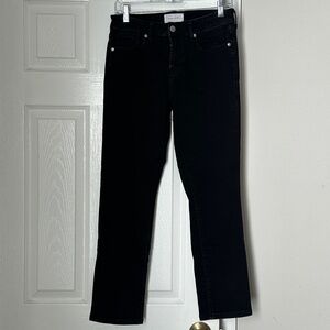 DEAR JOHN Black Jeans Size 27 Blaire Straight High Rise Cotton Blend